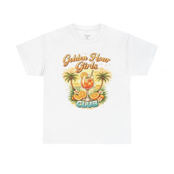 Golden Hour Girls Club T-Shirt — Tropical Cocktail (Personalisierbar)