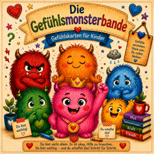 Die Gef&uuml;hlsmonsterbande zum Ausdrucken