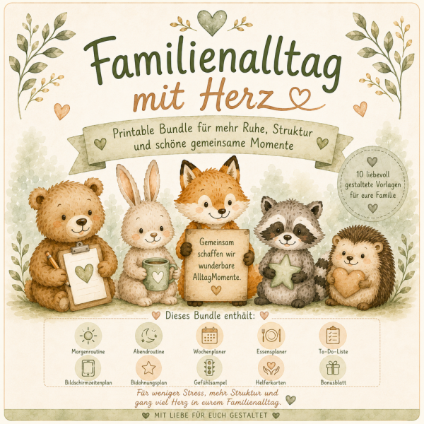 Familienalltag mit Herz